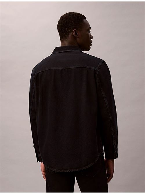 blue black stone 90s overshirt CALVIN KLEIN JEANS | LV04RE714GEF7